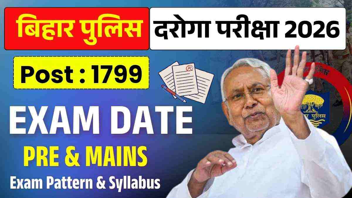 Bihar Police SI Exam Date
